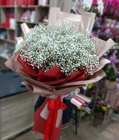 Букет цветов из: Гипсофила в Дарьино