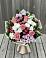 Букет цветов из: Альстромерии, Гвоздики, Розы и Хризантемы в Дарьино