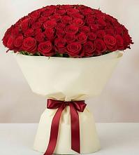Букет 101 Красная роза Милано в Дарьино