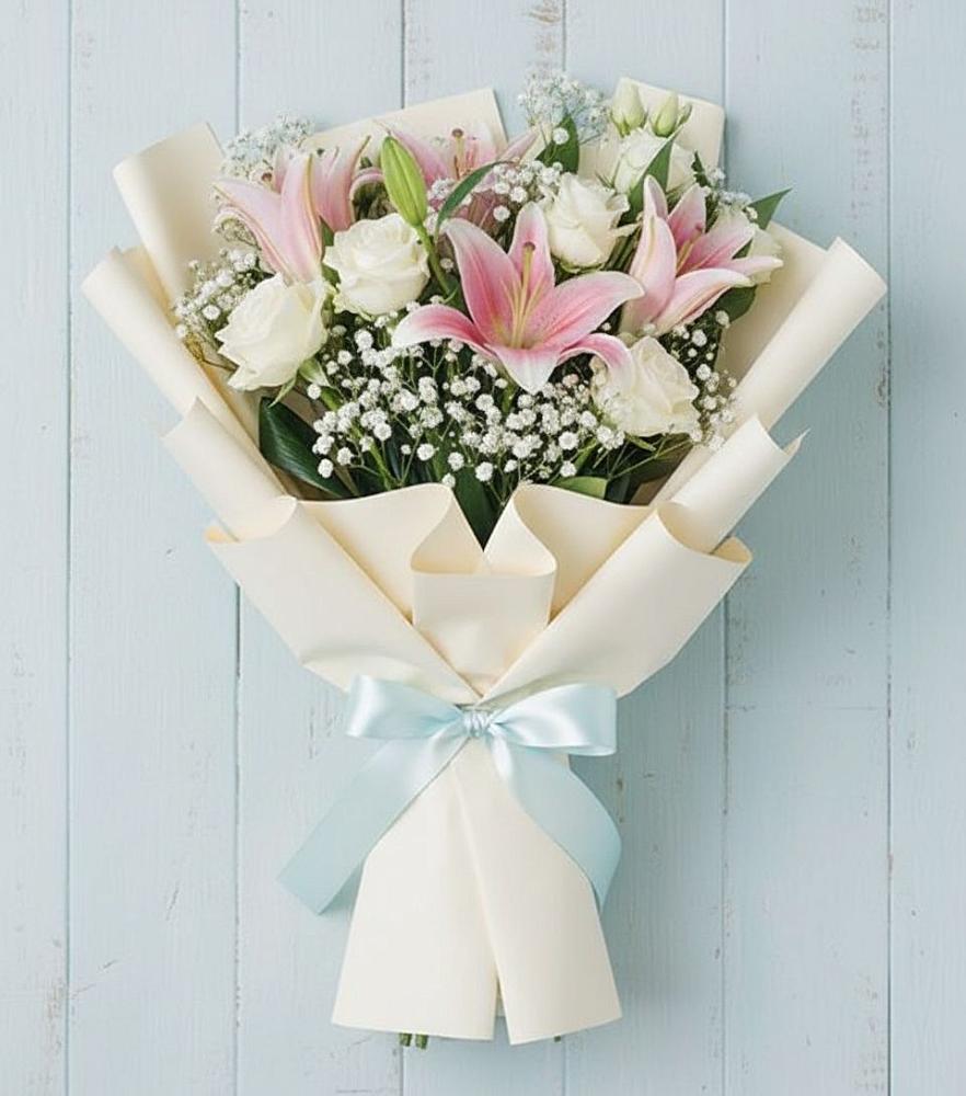 Букет цветов из: Лилии в Дарьино