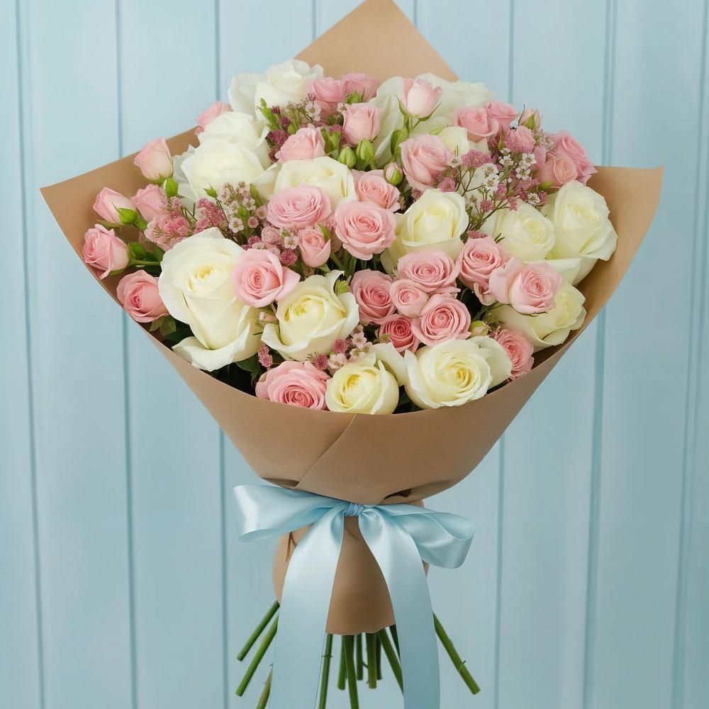 Букет цветов из: Розы в Дарьино