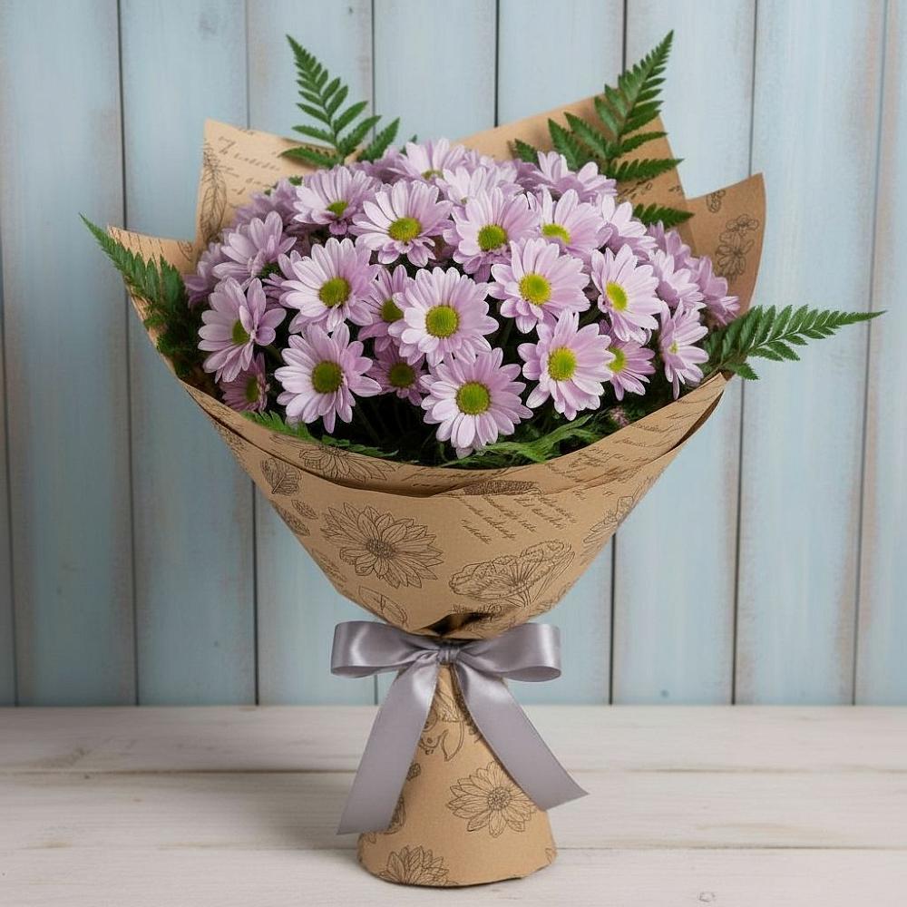 Букет цветов из: Хризантемы в Дарьино