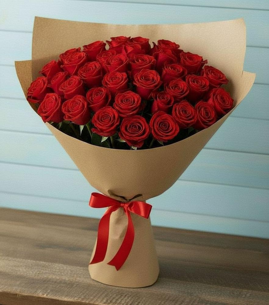 Букет Красные розы Милано в Дарьино