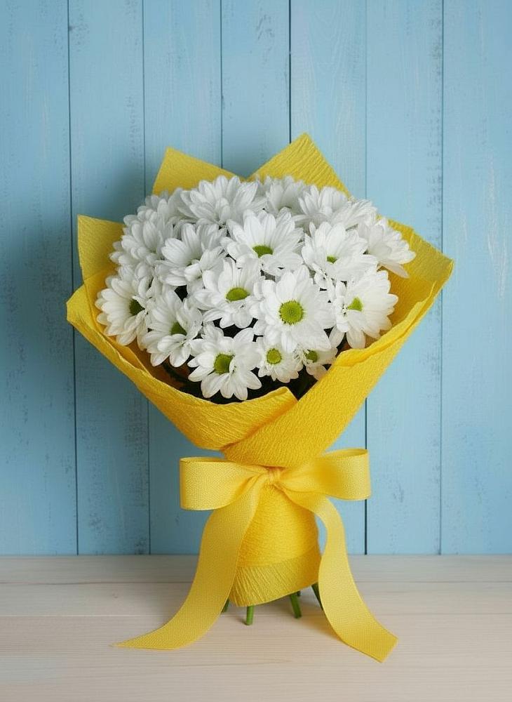 Букет цветов из: Хризантемы в Дарьино