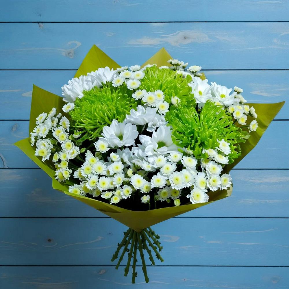 Букет цветов из: Хризантемы в Дарьино