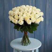 Букет 51 Белая роза Эдлесс Лав #REPLACE_PRED# Дарьино