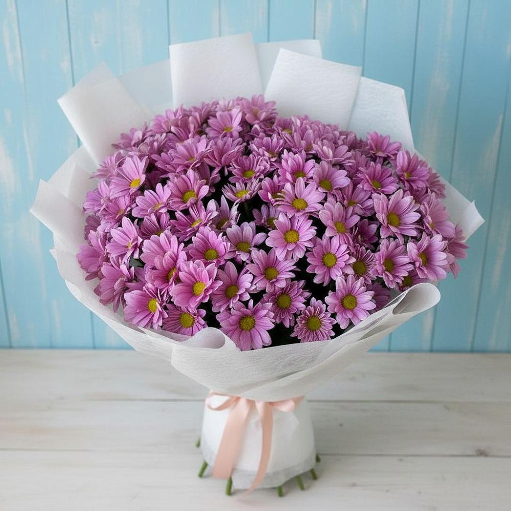 Букет цветов из: Хризантемы в Дарьино