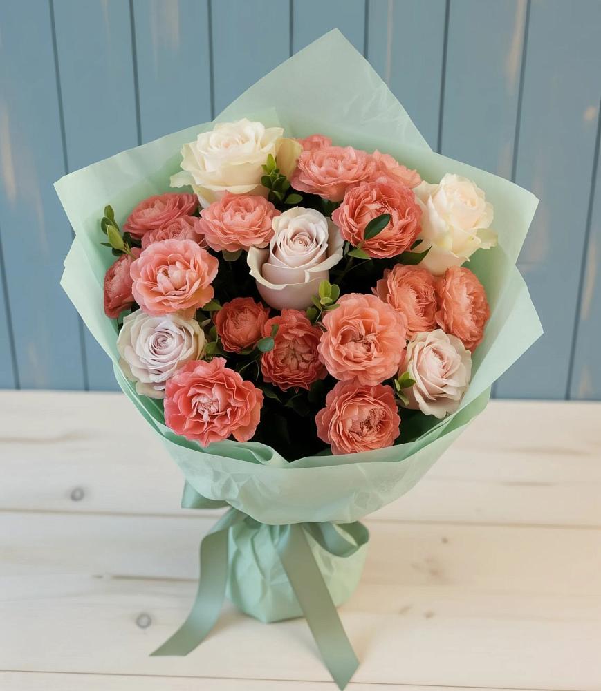 Букет цветов из: Розы в Дарьино