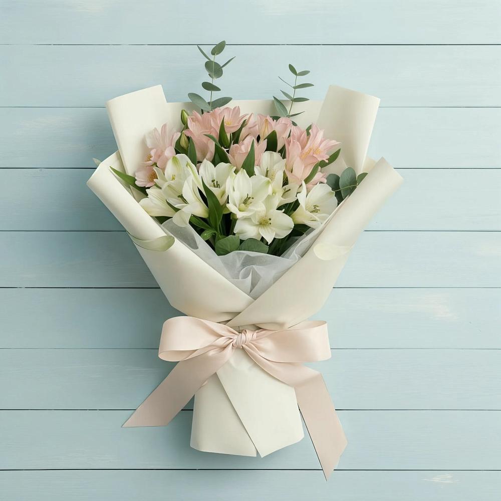 Букет цветов из: Альстромерии в Дарьино