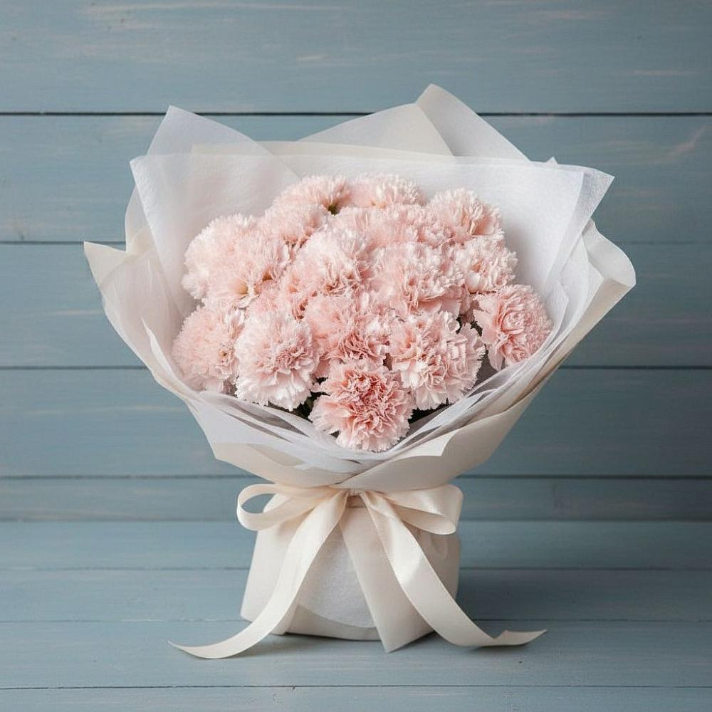 Букет цветов из: Гвоздики в Дарьино