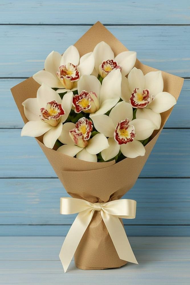 Букет цветов из: Орхидеи и Розы в Дарьино